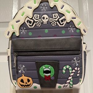 Disney Tim Burton's Nightmare Before Christmas Backpack - Black and Cream